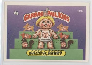 1986 Topps Garbage Pail Kids Series 3 - [Base] #111b.2 - Bullseye Barry (Two Star Back)