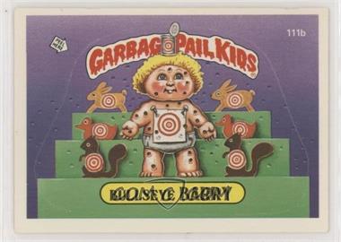 1986 Topps Garbage Pail Kids Series 3 - [Base] #111b.2 - Bullseye Barry (Two Star Back)