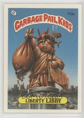 1986 Topps Garbage Pail Kids Series 3 - [Base] #113b.2 - Liberty Libby (Two Star Back, Barber)