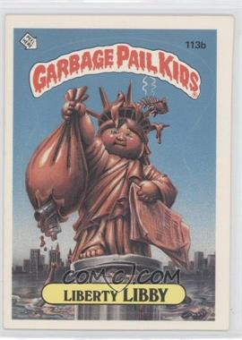 1986 Topps Garbage Pail Kids Series 3 - [Base] #113b.2 - Liberty Libby (Two Star Back, Barber)