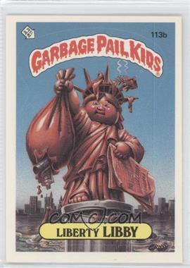 1986 Topps Garbage Pail Kids Series 3 - [Base] #113b.2 - Liberty Libby (Two Star Back, Barber)