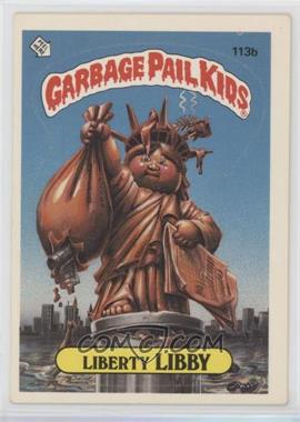 1986 Topps Garbage Pail Kids Series 3 - [Base] #113b.2 - Liberty Libby (Two Star Back, Barber)