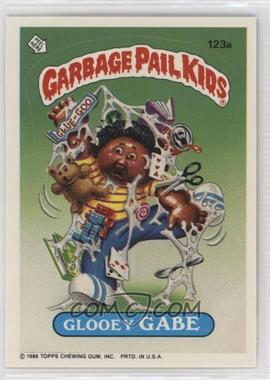 1986 Topps Garbage Pail Kids Series 3 - [Base] #123a.1 - Glooey Gabe (Copyright on Front)