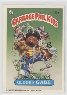 1986 Topps Garbage Pail Kids Series 3 - [Base] #123a.1 - Glooey Gabe (Copyright on Front)