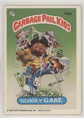 1986 Topps Garbage Pail Kids Series 3 - [Base] #123a.1 - Glooey Gabe (Copyright on Front)