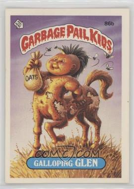 1986 Topps Garbage Pail Kids Series 3 - [Base] #86b.2 - Galloping Glen (Two Star Back)