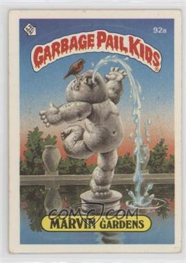 1986 Topps Garbage Pail Kids Series 3 - [Base] #92a.2 - Marvin Gardens (No Copyright on Front) [Good to VG‑EX]