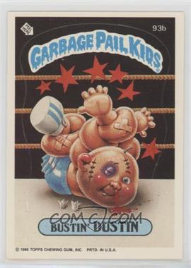 1986 Topps Garbage Pail Kids Series 3 - [Base] #93b.1 - Bustin' Dustin (Copyright on Front)