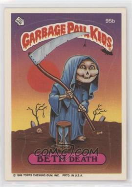 1986 Topps Garbage Pail Kids Series 3 - [Base] #95b.1 - Beth Death (Copyright on Front)