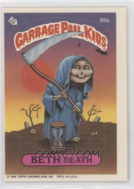 1986 Topps Garbage Pail Kids Series 3 - [Base] #95b.1 - Beth Death (Copyright on Front)