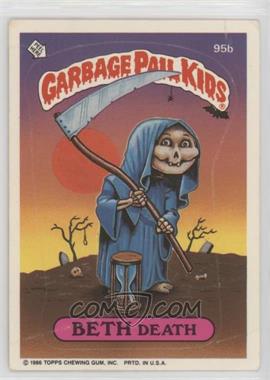 1986 Topps Garbage Pail Kids Series 3 - [Base] #95b.1 - Beth Death (Copyright on Front)