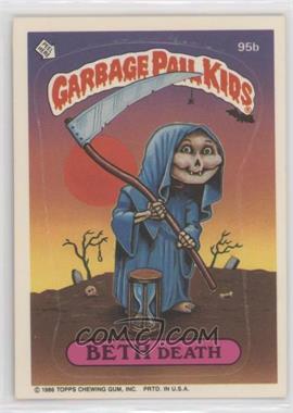 1986 Topps Garbage Pail Kids Series 3 - [Base] #95b.1 - Beth Death (Copyright on Front)