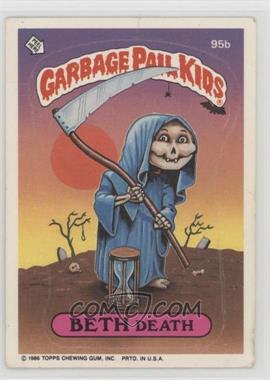 1986 Topps Garbage Pail Kids Series 3 - [Base] #95b.1 - Beth Death (Copyright on Front)