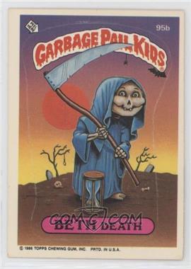 1986 Topps Garbage Pail Kids Series 3 - [Base] #95b.1 - Beth Death (Copyright on Front)