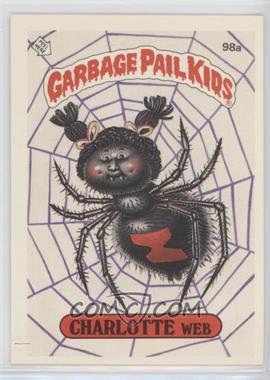 1986 Topps Garbage Pail Kids Series 3 - [Base] #98a.1 - Charlotte Web (One Star Back)