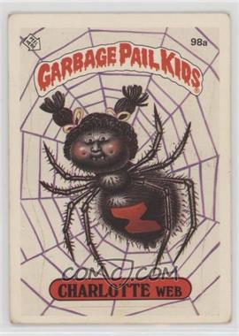 1986 Topps Garbage Pail Kids Series 3 - [Base] #98a.1 - Charlotte Web (One Star Back)