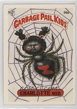 1986 Topps Garbage Pail Kids Series 3 - [Base] #98a.1 - Charlotte Web (One Star Back)