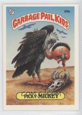 1986 Topps Garbage Pail Kids Series 3 - [Base] #99b.2 - Picky Mickey (Two Star Back)