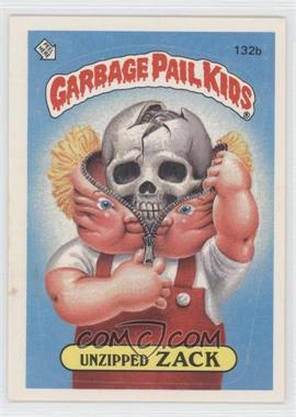 1986 Topps Garbage Pail Kids Series 4 - [Base] #132b.1 - Unzipped Zack (One Star Back)