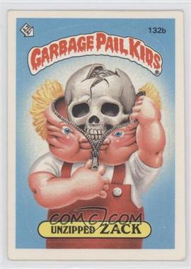 1986 Topps Garbage Pail Kids Series 4 - [Base] #132b.2 - Unzipped Zack (Two Star Back)