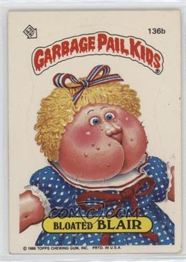 1986 Topps Garbage Pail Kids Series 4 - [Base] #136b - Bloated Blair