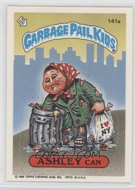 1986 Topps Garbage Pail Kids Series 4 - [Base] #141a - Ashley Can