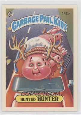 1986 Topps Garbage Pail Kids Series 4 - [Base] #142b.1 - Hunted Hunter (one star back)