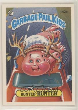 1986 Topps Garbage Pail Kids Series 4 - [Base] #142b.1 - Hunted Hunter (one star back)