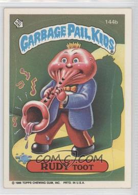 1986 Topps Garbage Pail Kids Series 4 - [Base] #144b - Rudy Toot
