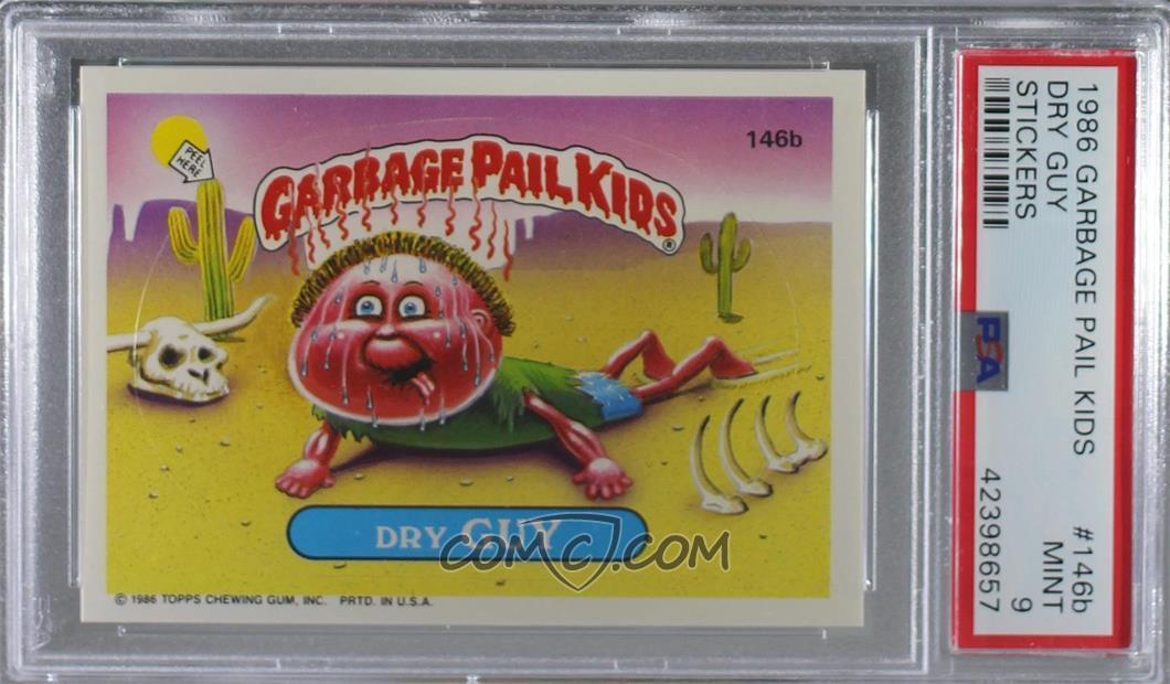 1986 Topps Garbage Pail Kids Series 4 - [Base] #146b - Dry Guy [PSA 9 MINT]