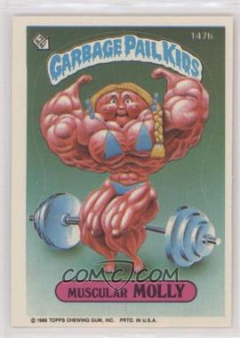 1986 Topps Garbage Pail Kids Series 4 - [Base] #147b.2 - Muscular Molly (two star back)