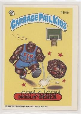 1986 Topps Garbage Pail Kids Series 4 - [Base] #154b - Dribblin' Derek