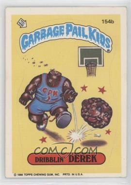 1986 Topps Garbage Pail Kids Series 4 - [Base] #154b - Dribblin' Derek