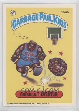 1986 Topps Garbage Pail Kids Series 4 - [Base] #154b - Dribblin' Derek
