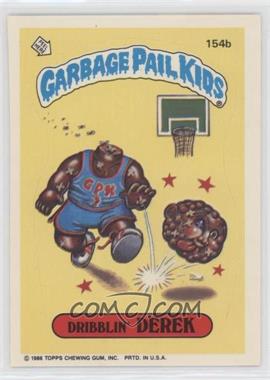 1986 Topps Garbage Pail Kids Series 4 - [Base] #154b - Dribblin' Derek