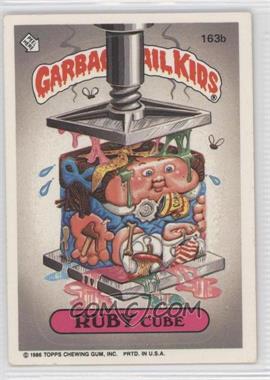 1986 Topps Garbage Pail Kids Series 4 - [Base] #163b - Ruby Cube