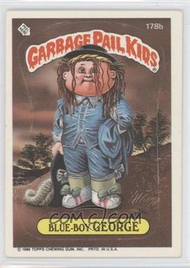 1986 Topps Garbage Pail Kids Series 5 - [Base] #178b.1 - Blue-boy George (one star back)