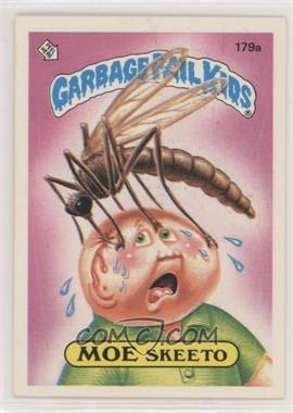 1986 Topps Garbage Pail Kids Series 5 - [Base] #179a.1 - Moe Skeeto (One Star Back)