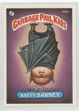 1986 Topps Garbage Pail Kids Series 5 - [Base] #180b.2 - Batty Barney (Two Star Back)