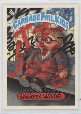 1986 Topps Garbage Pail Kids Series 5 - [Base] #182a.2 - Sprayed Wade (Two Star Back)