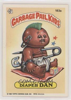 1986 Topps Garbage Pail Kids Series 5 - [Base] #183a - Diaper Dan