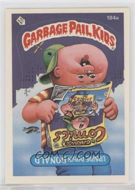 1986 Topps Garbage Pail Kids Series 5 - [Base] #184a.2 - Upside Down Donald (Two Star Back)