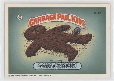 1986 Topps Garbage Pail Kids Series 5 - [Base] #187b - Edible Ernie