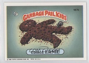 1986 Topps Garbage Pail Kids Series 5 - [Base] #187b - Edible Ernie