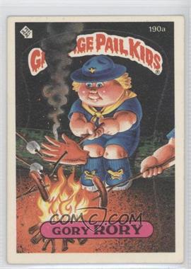 1986 Topps Garbage Pail Kids Series 5 - [Base] #190a.2 - Gory Rory (Two Star Back)
