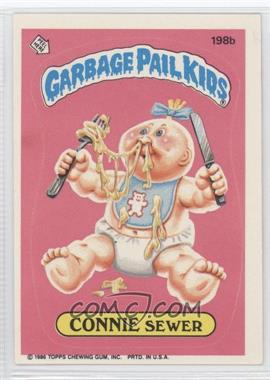 1986 Topps Garbage Pail Kids Series 5 - [Base] #198b - Connie Sewer