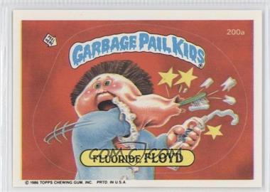 1986 Topps Garbage Pail Kids Series 5 - [Base] #200a.2 - Fluoride Floyd (Two Star Back)