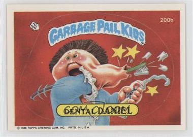 1986 Topps Garbage Pail Kids Series 5 - [Base] #200b.2 - Dental Daniel (Two Star Back)