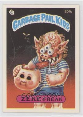 1986 Topps Garbage Pail Kids Series 5 - [Base] #201b.1 - Zeke Freak (one star back) [Good to VG‑EX]