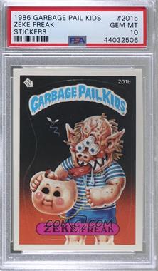 1986 Topps Garbage Pail Kids Series 5 - [Base] #201b.2 - Zeke Freak (two star back) [PSA 10 GEM MT]